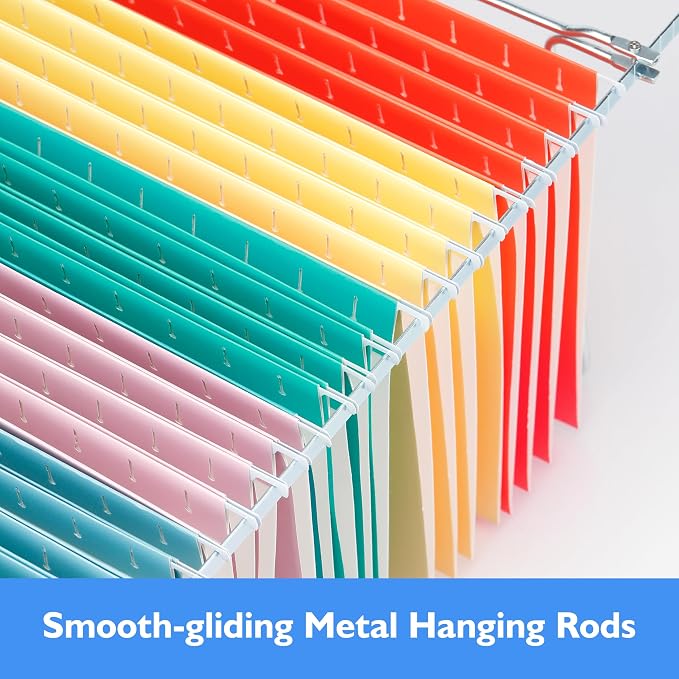 25 Packs Hanging File Folders, Bright Green Hanging File Folders Letter Size - Image 5