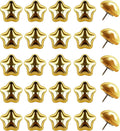 Gold Push Pins for Wall, Thumb Tacks for Bulletin Board, Cute Decorative by Tandarui