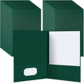 25 Pack 9" x 14.5" Legal Size Folders Linen Presentation Folders Bulk by Janlaugh