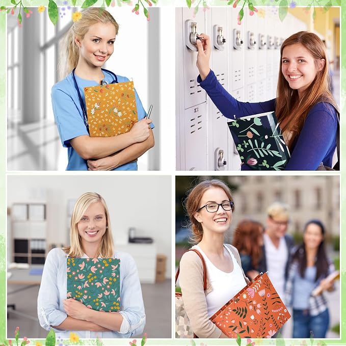 Qeeenar 20 Pcs Decorative Hanging File Folders Letter Size Cute File Folders - Image 5