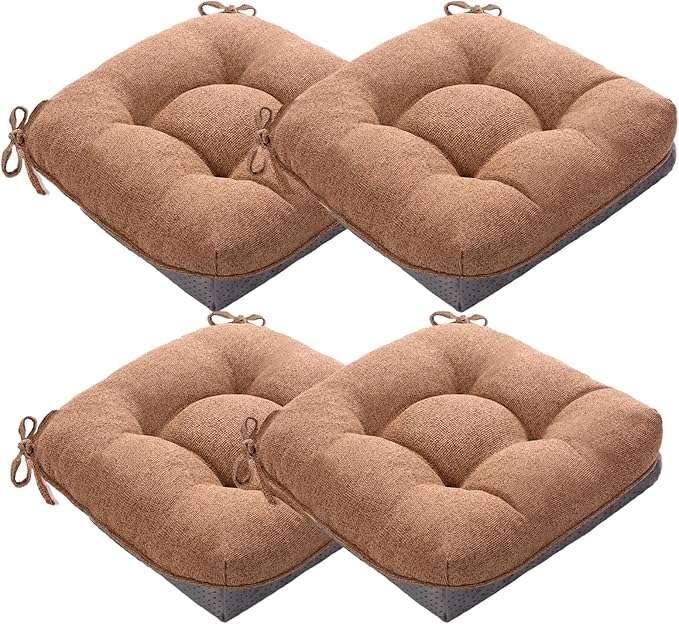 MAGIC ELEPHANT Chair Cushions for Dining Chair, Shredded Memory Foam Kitchen by Magicelephant