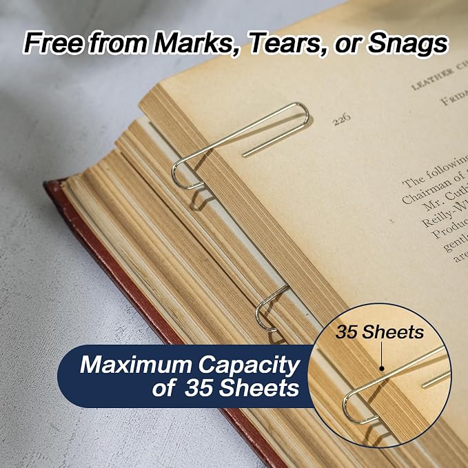 Deli #1 Nonskid Paper Clips, 1000 Medium Paper Clips, 10 Boxes of 100 Each - Image 3