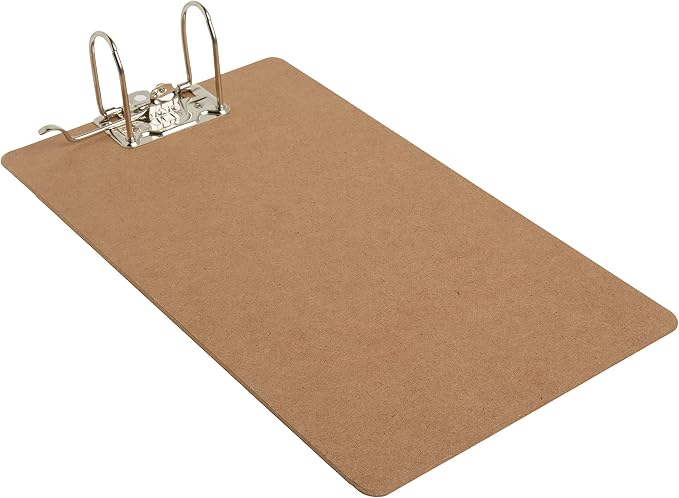 Officemate Recycled Wood Clipboards, Arch Lever Clip, 2 Pack Clipboard - Image 2