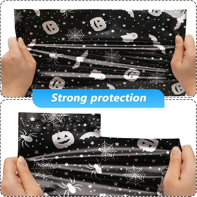 Halloween Poly Mailer 6x9 Inch 100 Pcs, Waterproof and Tear-Resistant Shipping - Image 4
