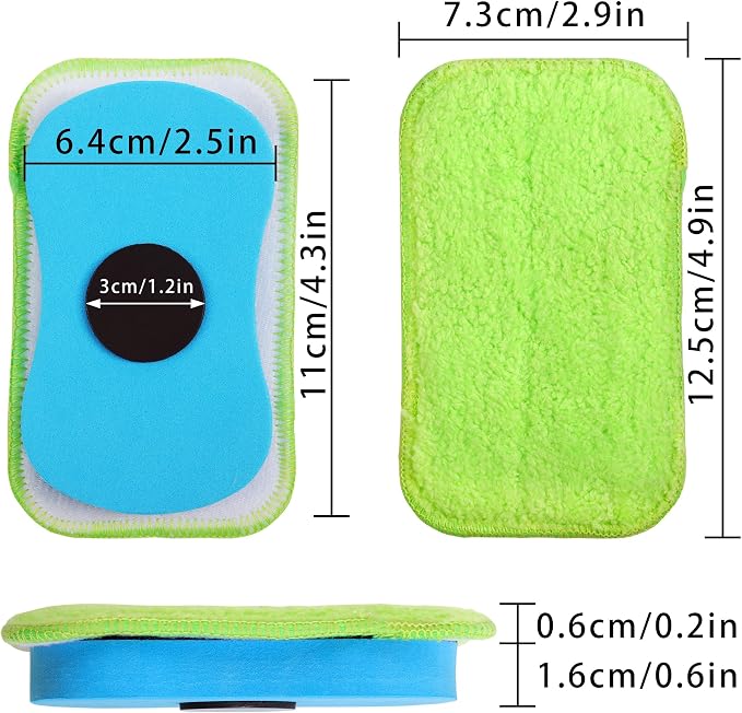 3Pc Chalkboard Eraser Washable Microfiber Cleaning Tool | OSOPOLA 3Pack - Image 2