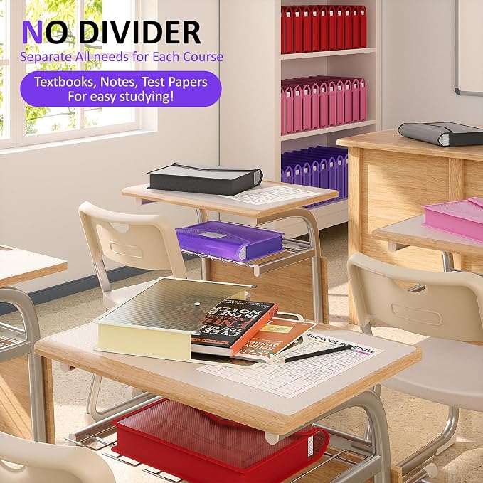 ThinkTex Plastic Expanding File Folder, Transparent Envelopes - Image 5