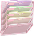 SUPEASY 5 Tier Wall File Organizer, Hanging Wall Mounted Mail Organizer by SUPEASY