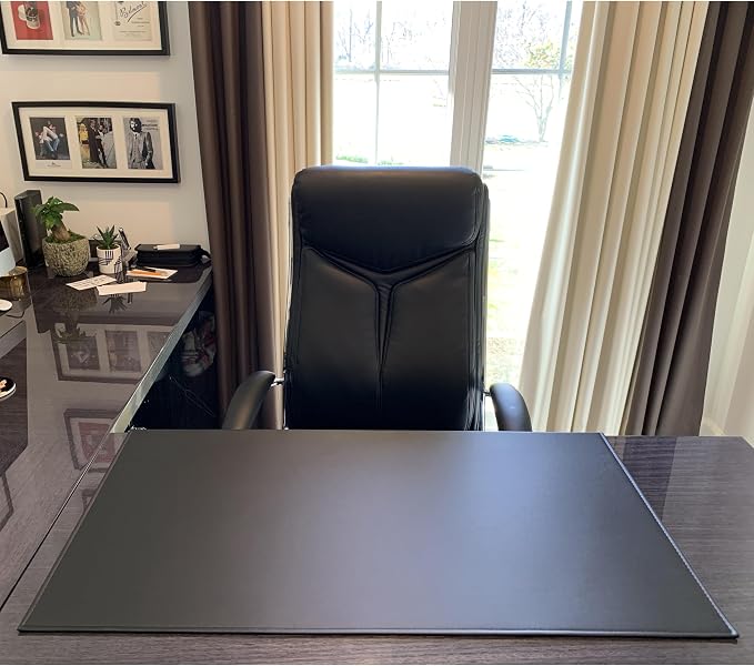 AKOZLIN Non-Slip 35.4"x 15.8" Soft PU Leather Surface Office Desk Mouse Mat Pad - Image 6