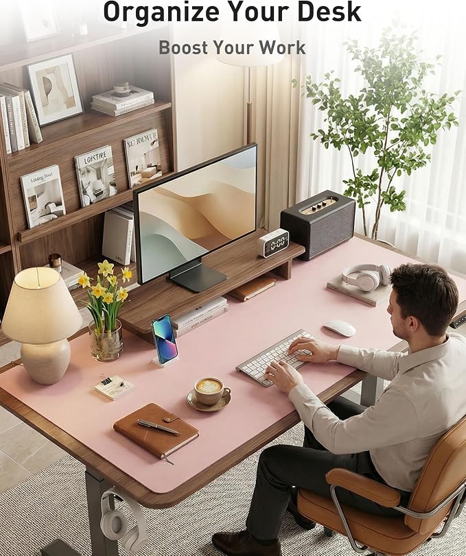 Aothia Faux Leather Desk Mat - Image 3