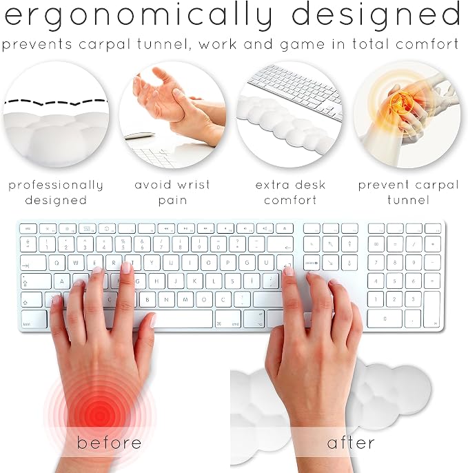 Cloud Keyboard Wrist Rest – Create-ables Qloud Cloud Wrist Rest - Image 7