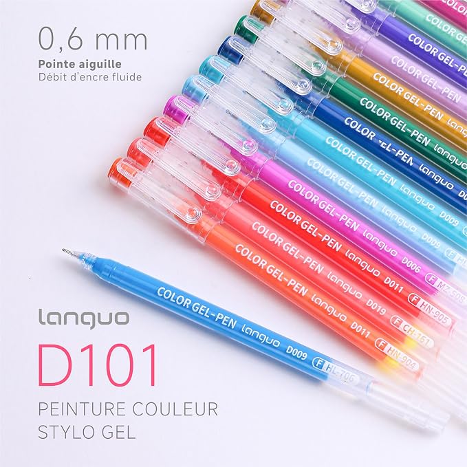 languo 252 PCS Acrylic Gel Pens - Image 7