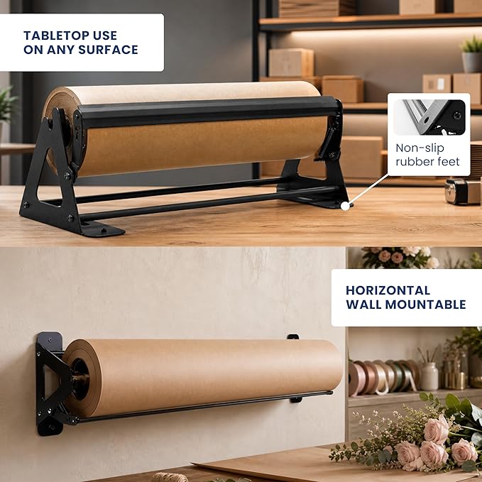 DIY Crew 36 Inch Paper Roll Dispenser and Cutter - Image 6