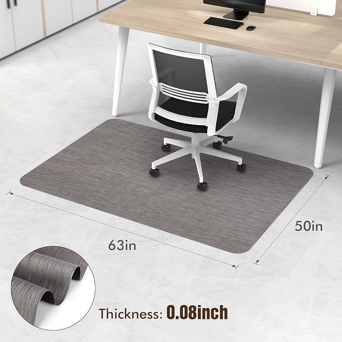 Blvornl Office Chair Mat for Hardwood Floor, Large Anti-Slip Hard Floor - Image 4