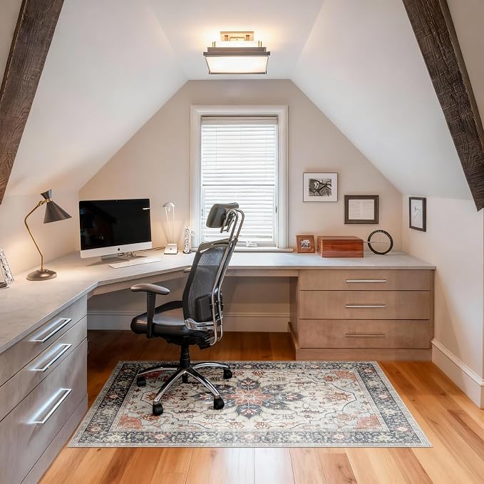 48"x60" Office Chair Mat for Hardwood, Under Desk Chair Mat for Home Office - Image 2