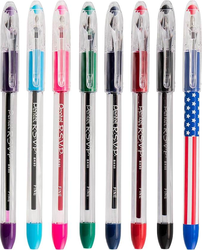 Pentel R.S.V.P. Ballpoint Pen, Fine Line - Image 4