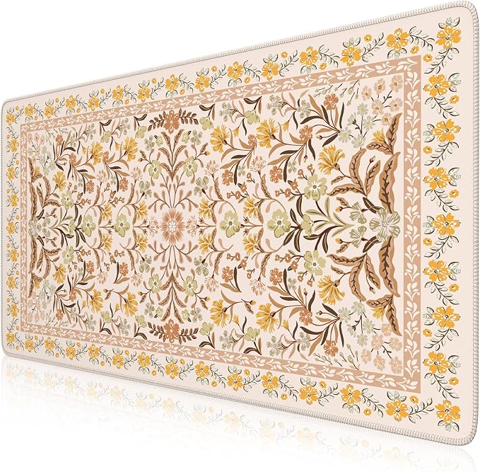 iCasso Desk Matt for Desktop, Cute Desk Pad Mat, XXL Large Mouse Pad, Anti-Slip by iCasso