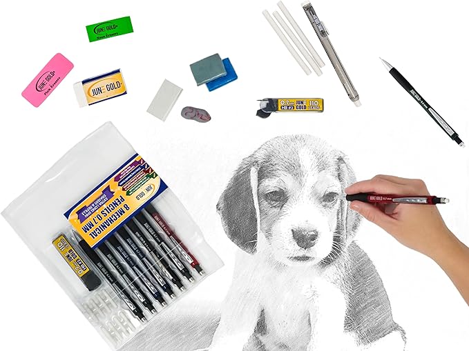 June Gold 6 Gray Kneaded Erasers, and Brighten Your Sketches and Drawings - Image 5