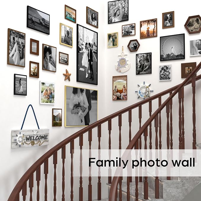 Giftgarden 8x10 Picture Frame Gold Set of 12 - Image 6