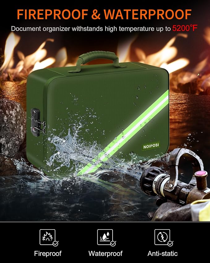 Noiposi Fireproof Document Box - Image 2