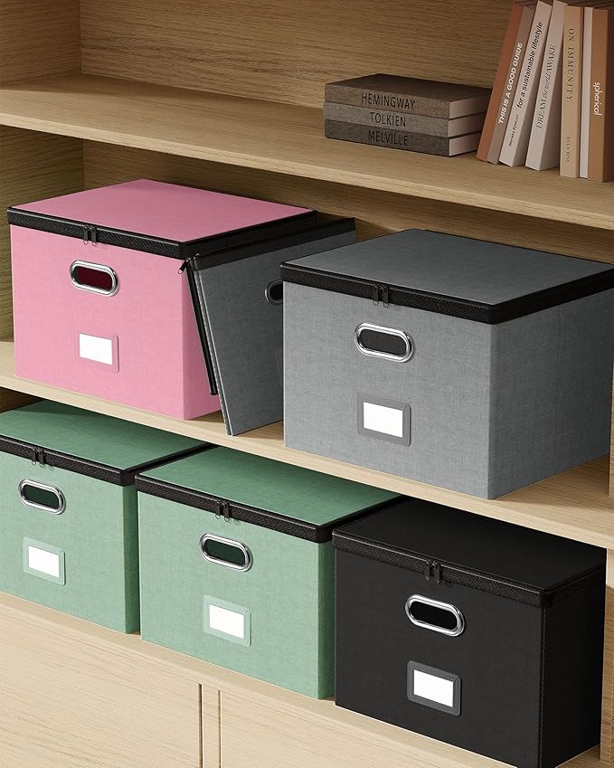 Oterri 1 Pack Large File Organizer Boxes - Image 6