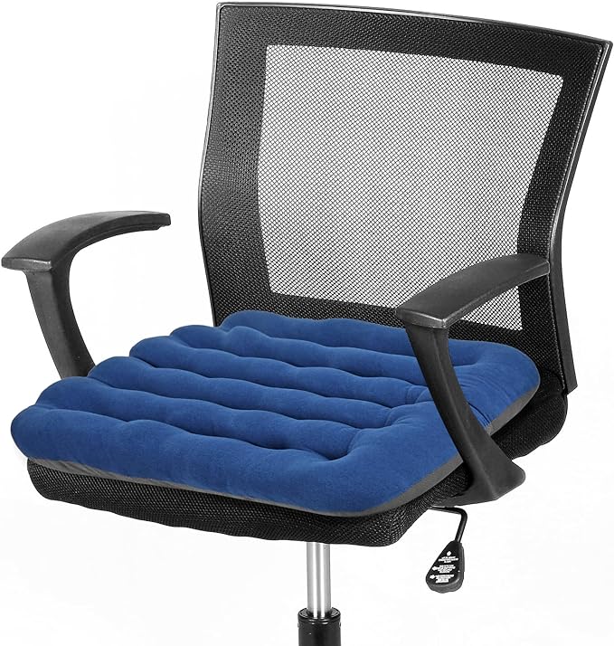 BUYUE Good Support Office Chair Cushion Padded, Soft Velvet Comfortable by BUYUE