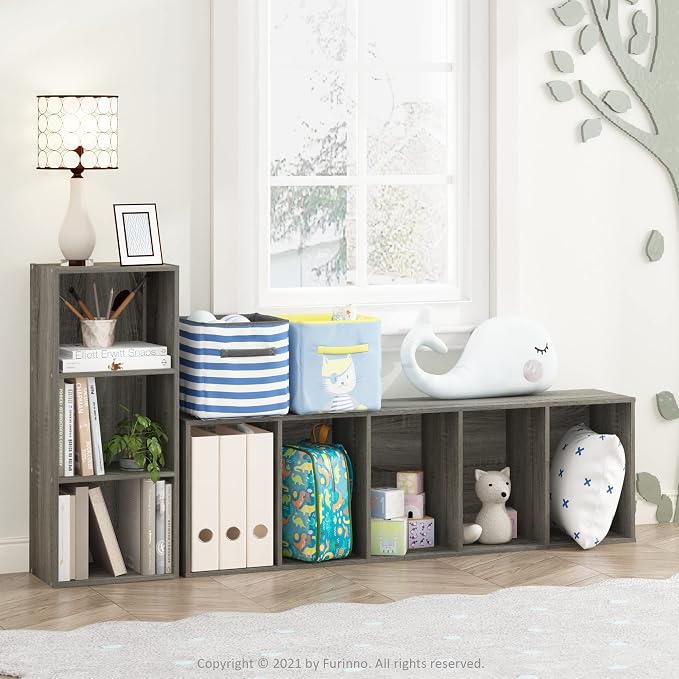 Furinno LUDER Book Shelf, 5-Tier Bookshelf, Bookcase - Image 2