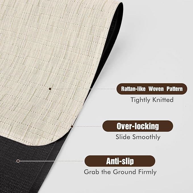 Blvornl Office Chair Mat for Hardwood Floor and Low Pile Carpet, 47.2"x 60" - Image 5