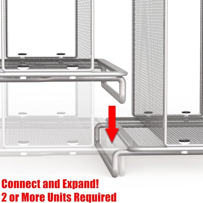 Simple Houseware Expandable 5 Section Upright File Sorter Organizer - Image 3