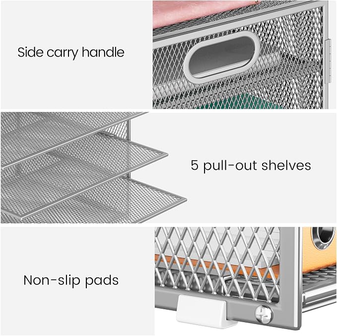 Lavatino 2 Pack 8-Tier Office Desk File Organizer, Letter Tray Paper Organizer - Image 2