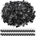 300 Pack Medium Binder Clip, 1-1/4 Inch Metal | Black Fold Back Clips, Standard by Nagpew