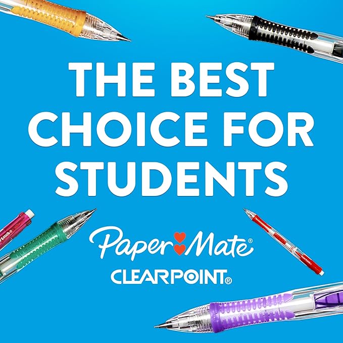 Paper Mate Clearpoint Mechanical Pencils, 0.7mm HB #2 Pencil Lead, 2 Pencils - Image 2