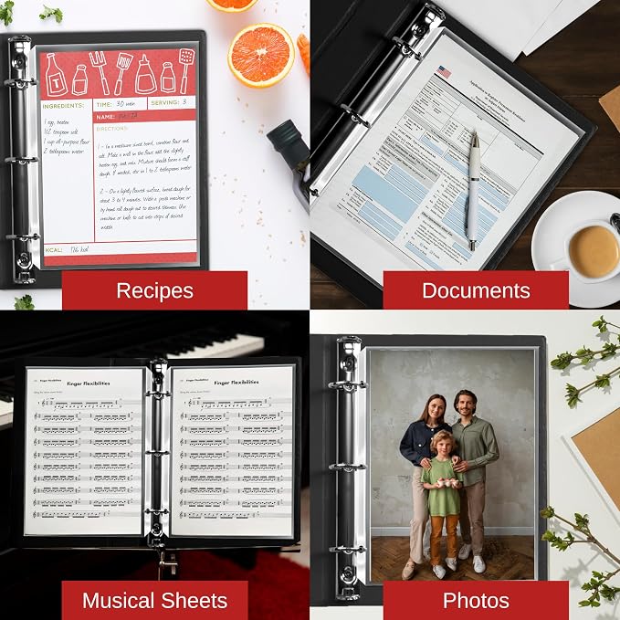 Office Werks Archival-Quality Document Protectors | Reinforced Clear Sheet - Image 2