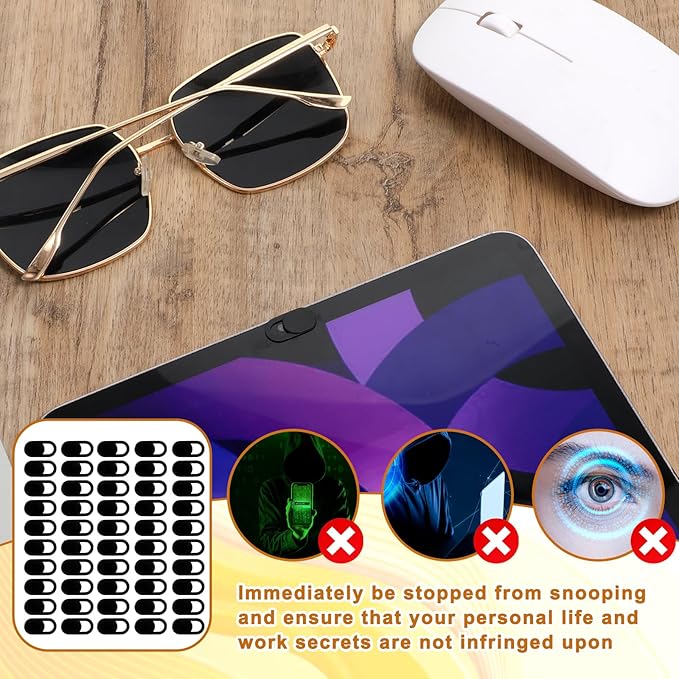 50 Pcs Webcam Cover Slide, 0.023 Inch Ultra-Thin Universal Camera Privacy Cover - Image 6