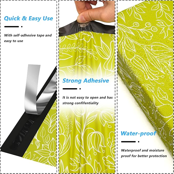 Poly Mailer 6x9 Inch 100 Pcs, Waterproof and Tear-Resistant Shipping Bags - Image 3