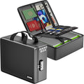 Fireproof Document Box with Lock, 16.3”×12.2”×4.9” | Hard Document Organizer by ZOOPIP