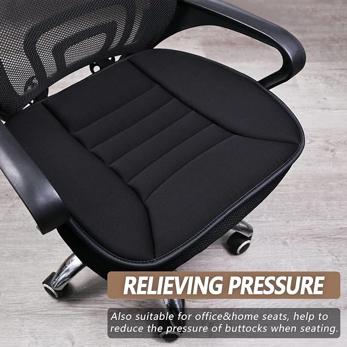 MYFAMIREA 2PCS Car Seat Cushion Pad 1.2" Thick Comfort Seat Protector - Image 6