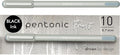 Pentonic Ballpoint Pens, Frosted Pale Gray Barrel by PENTONIC