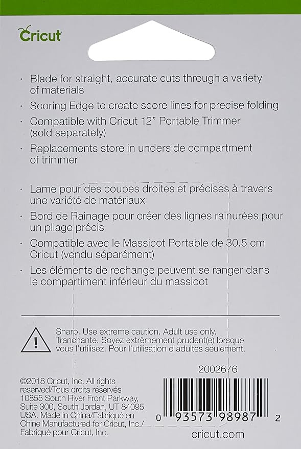 Cricut Portable Trimmer Cutting and Scoring Blades - Image 2