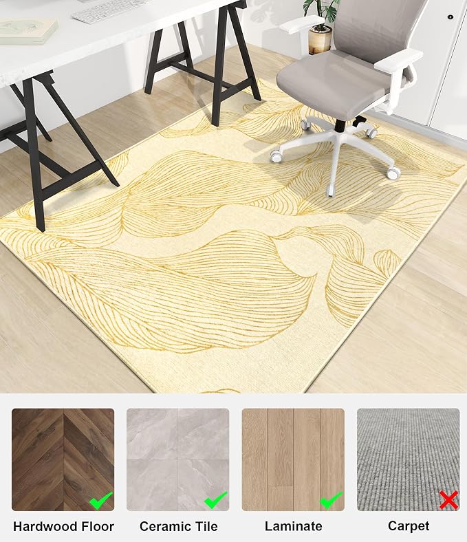 chakme Office Chair Mat for Hardwood Floor, Machine Wash - Image 6