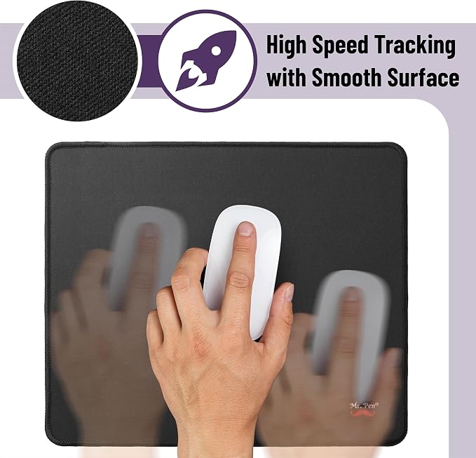 Mr. Pen- 2 Pack Gaming Mouse Pads, 12.5"x10.5" | Wireless & Laptop Compatible - Image 4
