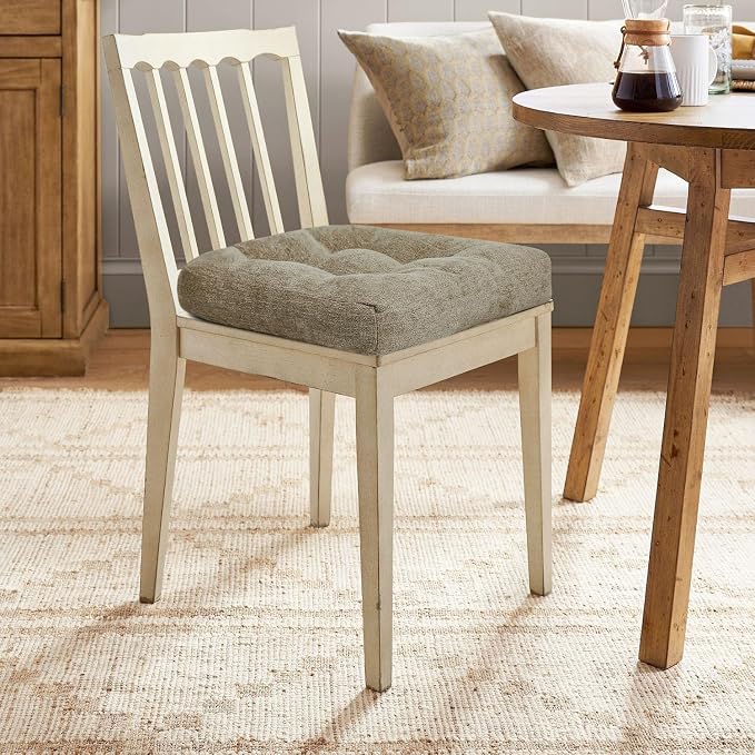 downluxe Chair Cushions for Dining Chairs 4 Pack, Tufted Indoor Chair Pads - Image 7