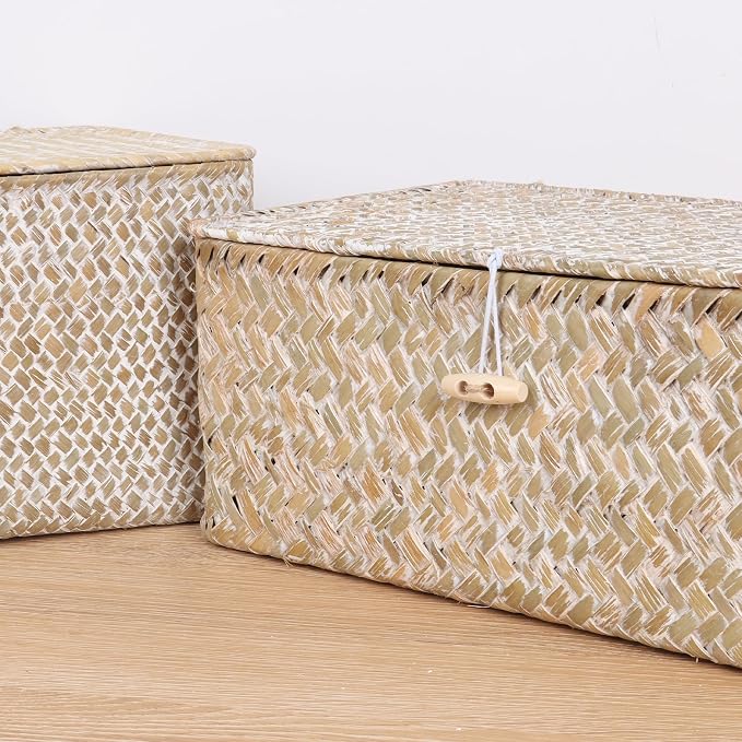 FEIALNDUO Wicker Shelf Baskets - Image 6