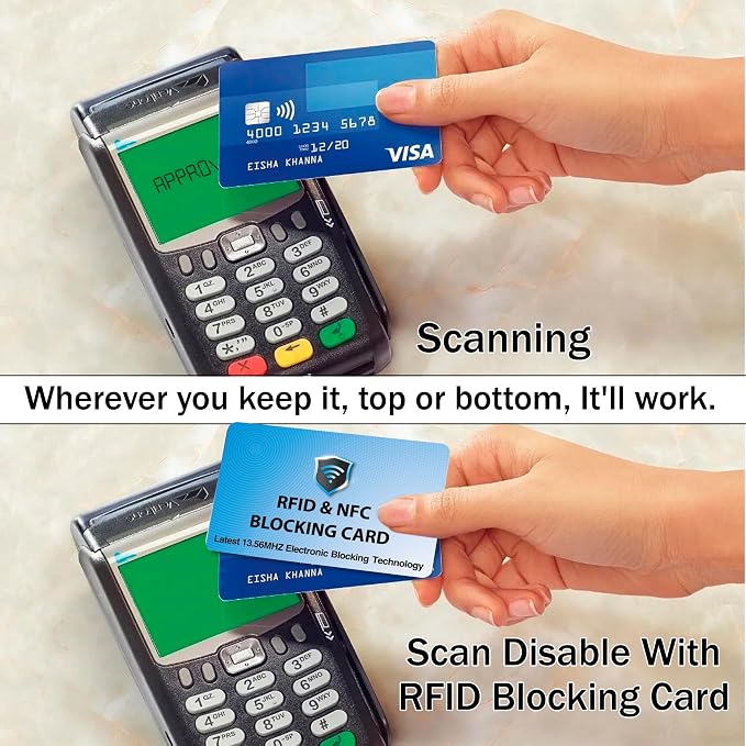 SaiTech IT 10 Pack RFID Blocking Cards Protect Your Entire Wallet, and Cards - Image 4