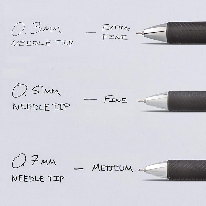Pentel EnerGel RTX Retractable Liquid Gel Pen, Extra Fine Line, Needle Tip - Image 6