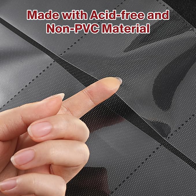 Toploader Binder, Holds 160 Toploaders, 100 Toploaders INCLUDED, 4-Pocket PU - Image 5