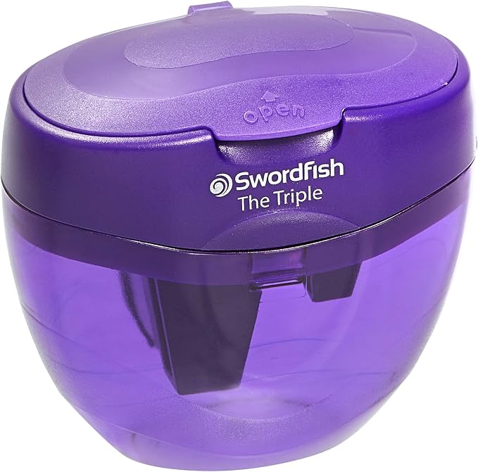 Swordfish 'The Triple' 3 Hole Canister Pencil Sharpener Ref: 40228 - Image 2