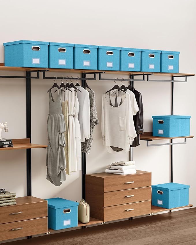 Oterri File Organizer with Lid, File Box, File Cabinet - Image 7