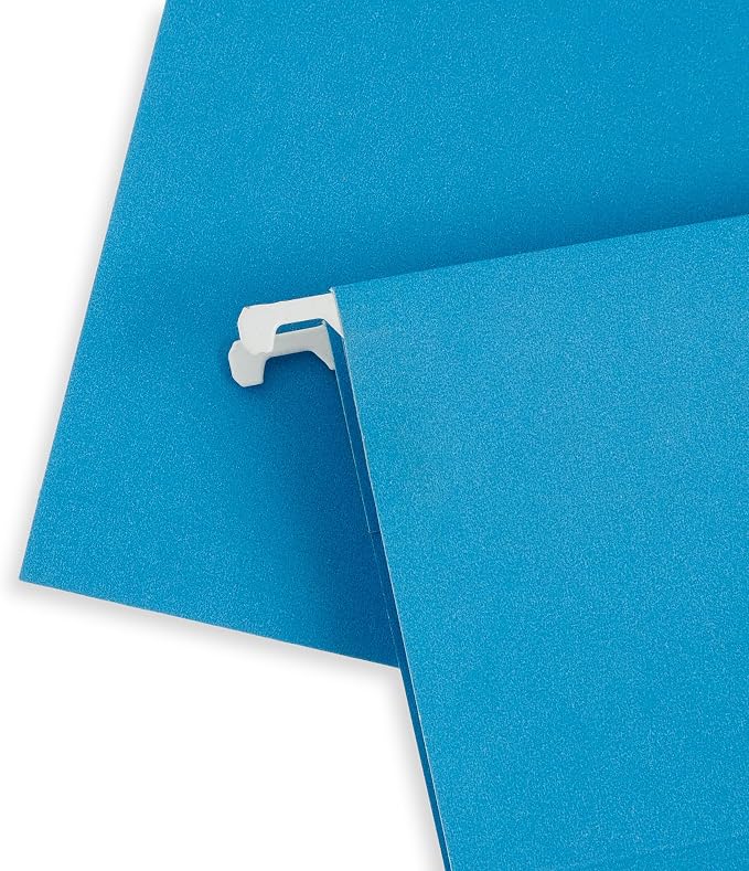 Blue Summit 75 Pack Colored Hanging File Folders Letter Size No Expansion - Image 5