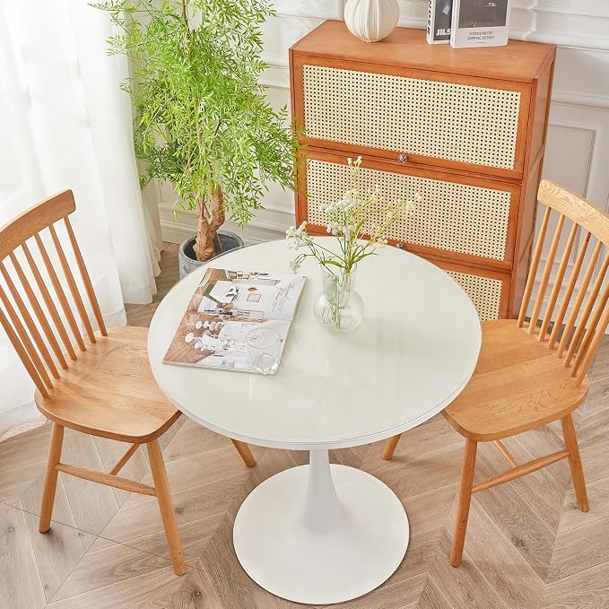 Warmstar Round Clear Table Protector, 40Inch 2mm Thick PVC Tablecloth - Image 7