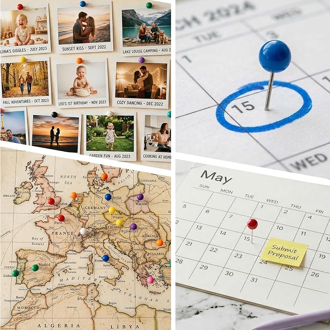 100 Pcs Map Pins, Small Map Tacks - Image 6